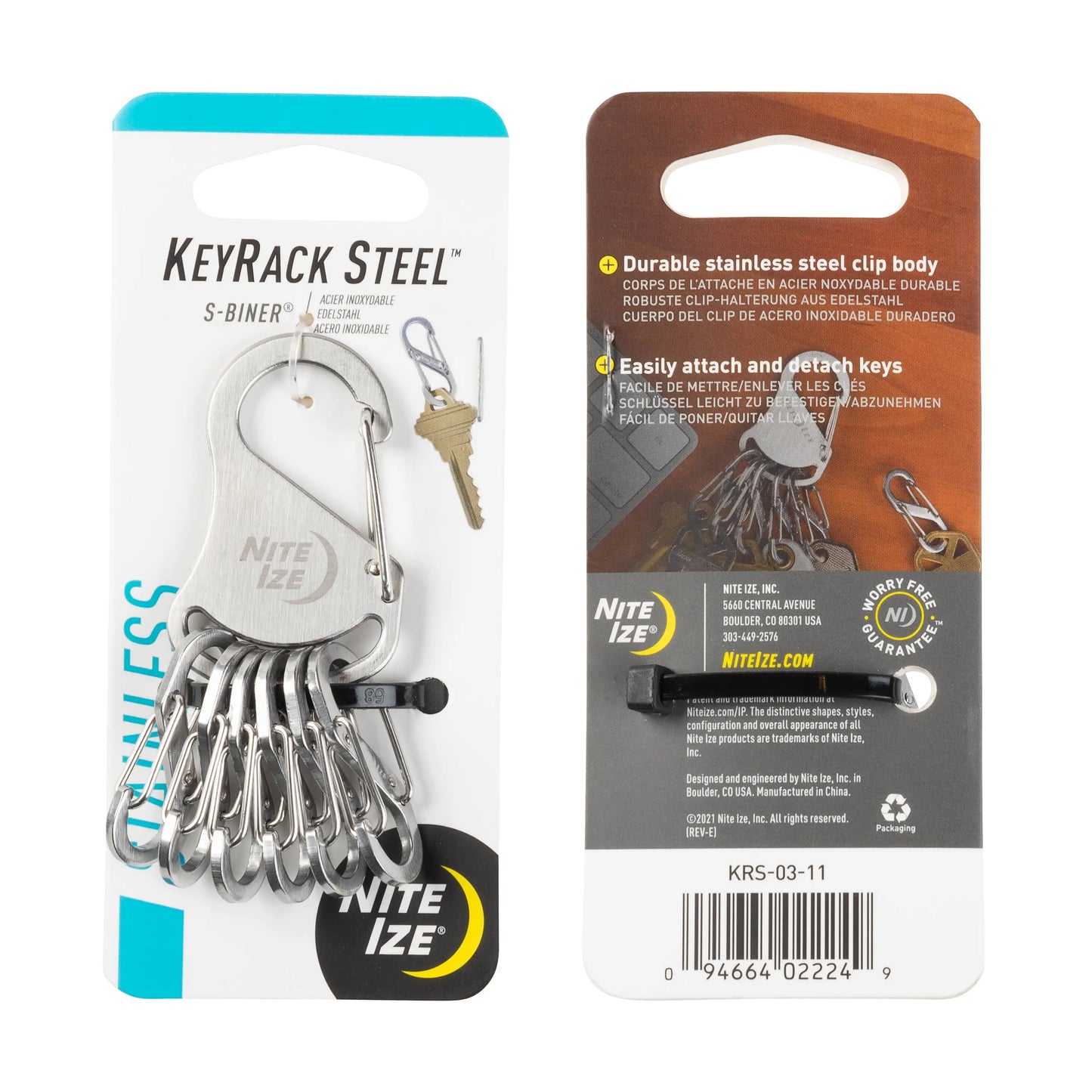 Nite Ize KeyRack Steel