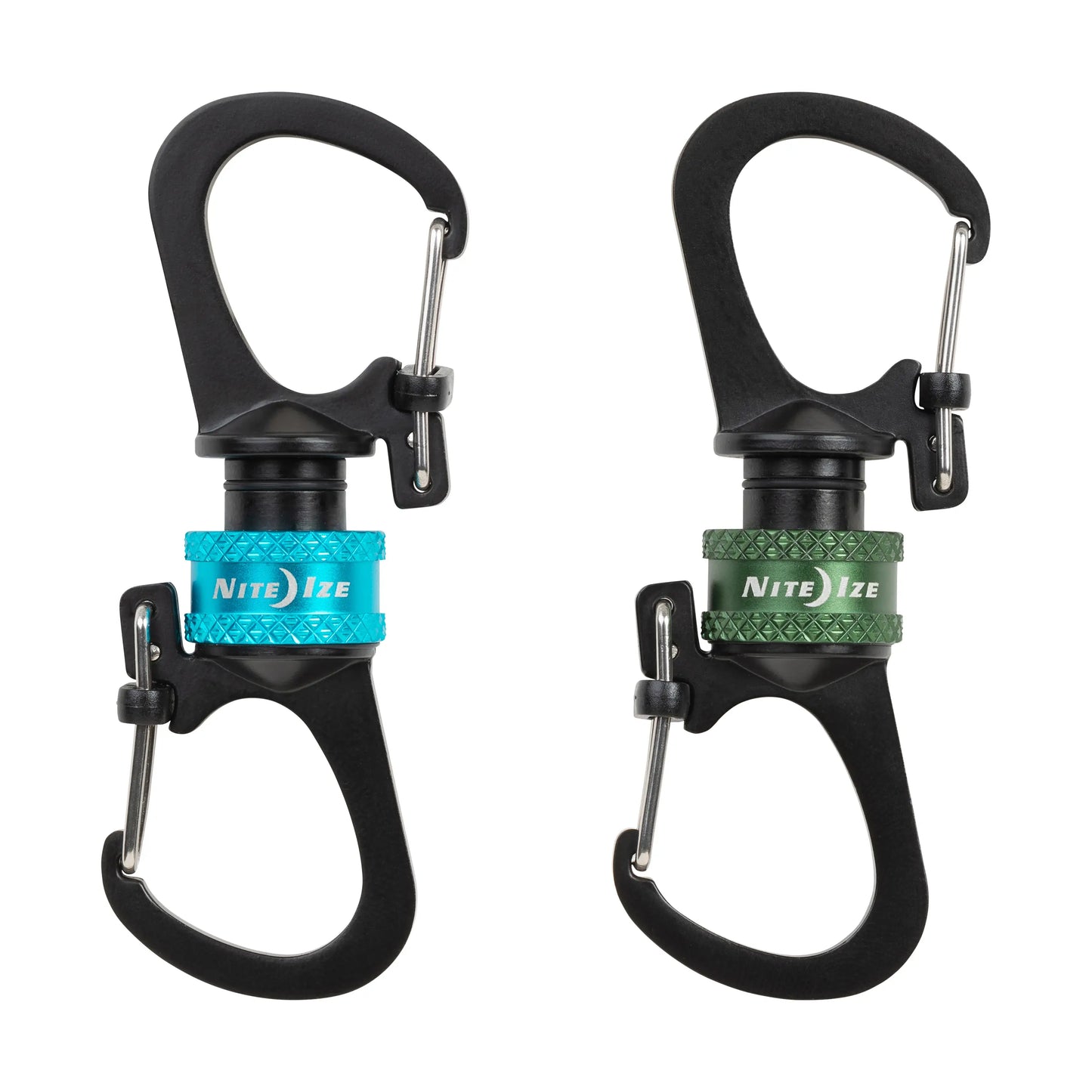 Nite Ize SlideLock® 360° Magnetic Locking Dual Carabiner