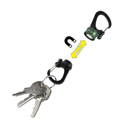 Nite Ize SlideLock® 360° Magnetic Locking Dual Carabiner