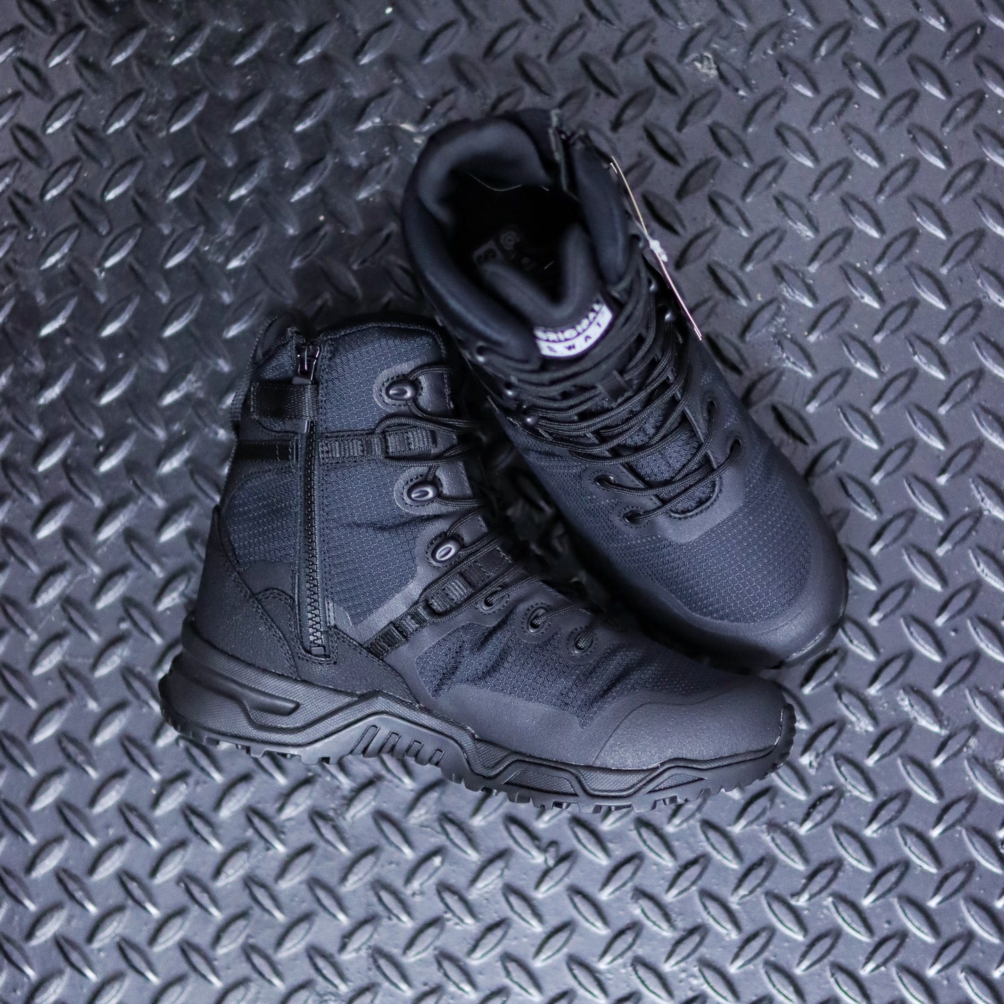 Original S.W.A.T. Alpha Fury 8" 防滑耐油輕便側拉鍊戰術靴