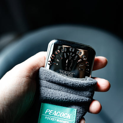 Peacock 可重用口袋暖手器 - 持久溫暖 - 白金觸媒技術