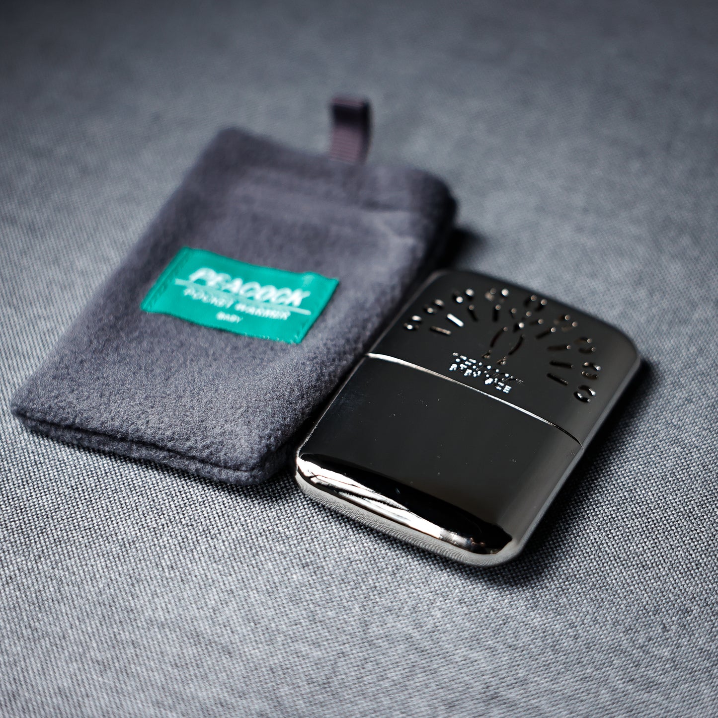 Peacock 可重用口袋暖手器 - 持久溫暖 - 白金觸媒技術