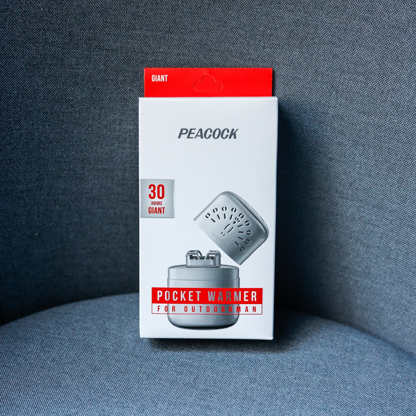 Peacock 可重用口袋暖手器 - 持久溫暖 - 白金觸媒技術