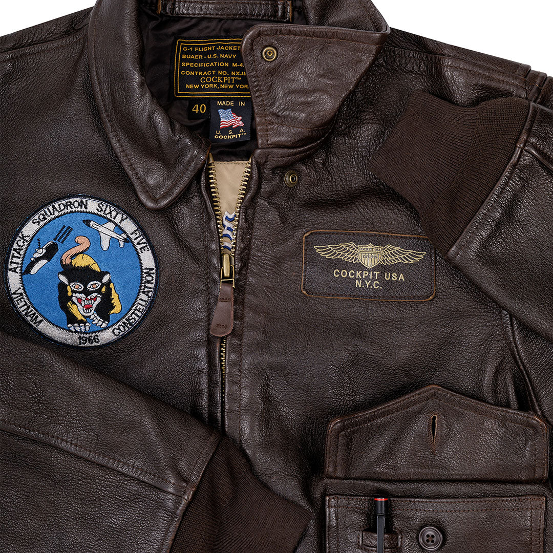 Cockpit USA USS Forrestal Vietnam Flight Jacket | Made in USA, Classic  Reimagined – 3army store