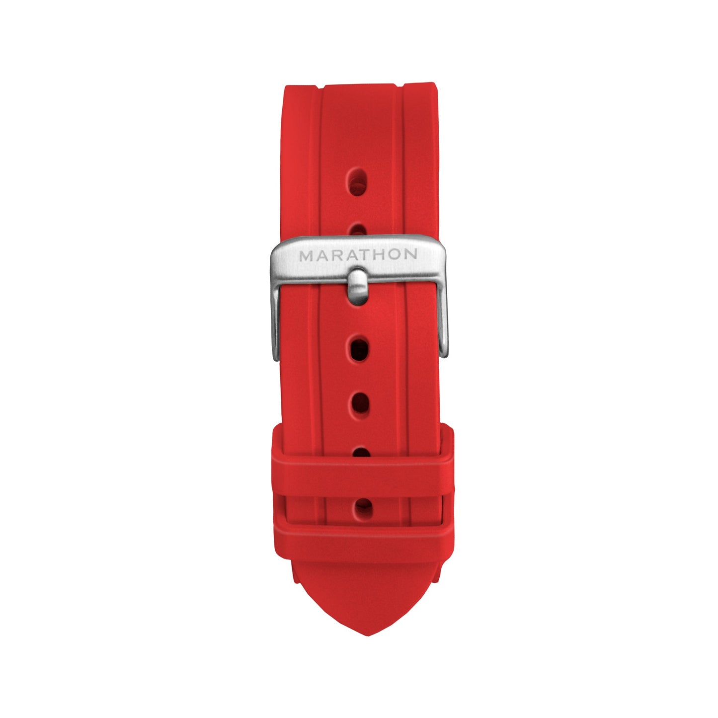 Marathon 22mm Two-Piece Rubber Dive Watch Strap - Stainless Steel Hardware