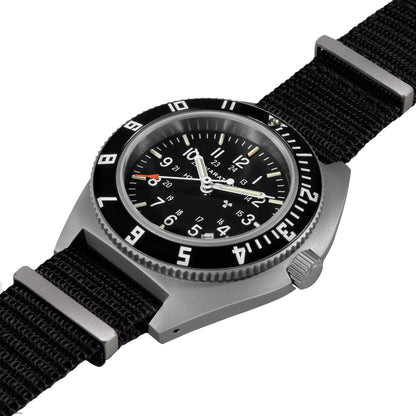 Marathon 41MM Steel Navigator with Date (SSNAV-D) on Nylon DEFSTAN