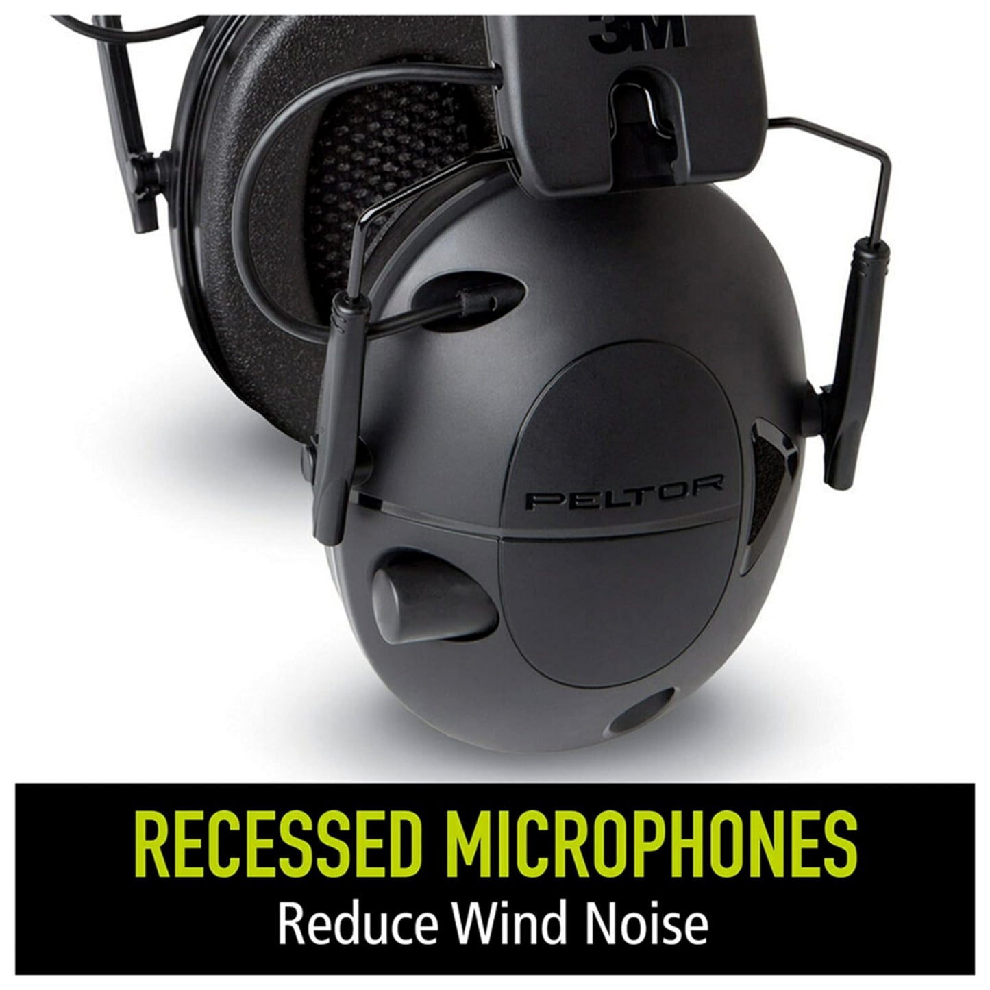 3M Peltor Sport Tactical 100 Electronic Hearing Protector — NRR 22 dB Shooting Earmuffs