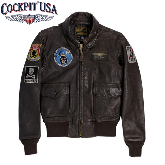 Cockpit USA USS Forrestal Vietnam Flight Jacket