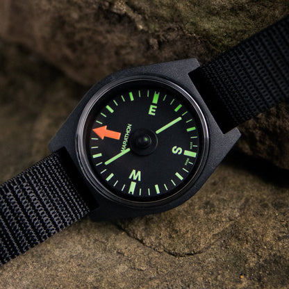 Marathon Glow-in-the-Dark Unmounted Wrist Compass