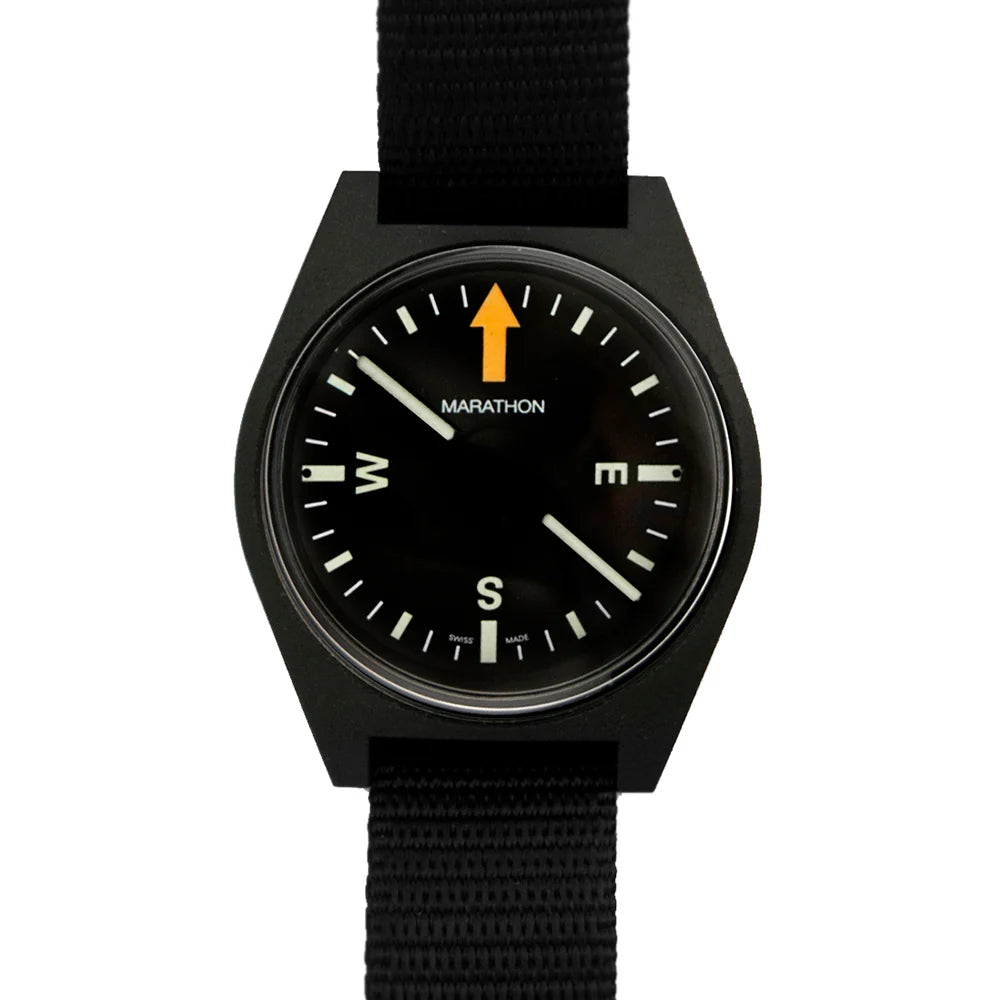 Marathon Glow-in-the-Dark Unmounted Wrist Compass