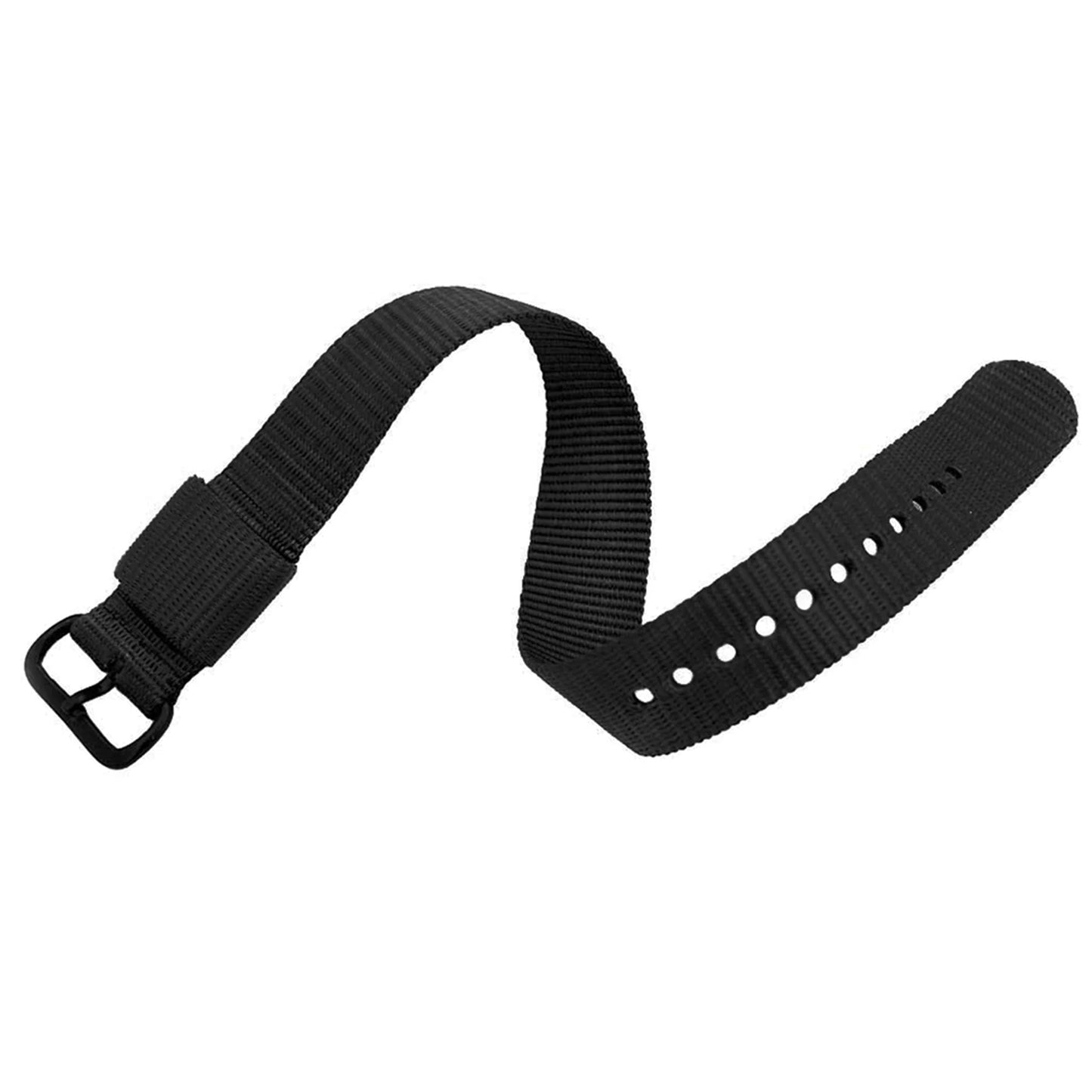 Marathon 16mm Ballistic Nylon Watch Band/Strap with Stainless Steel Buckle