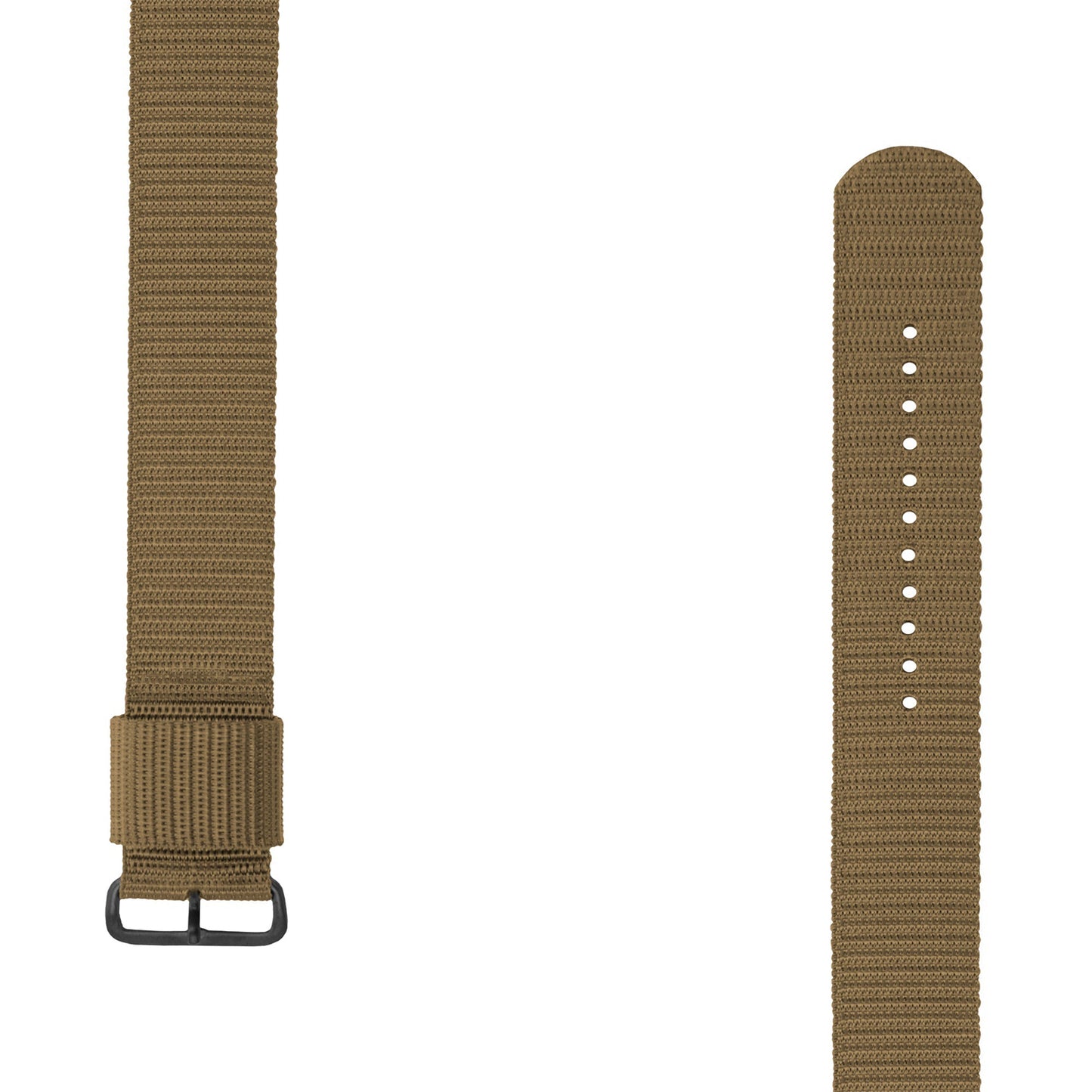 MARATHON 22mm Ballistic Nylon Watch Band/Strap with Stainless Steel Buckle