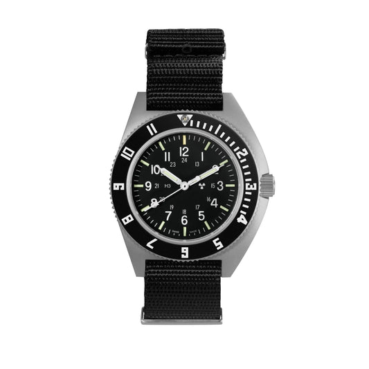 Marathon 41MM Steel Navigator (SSNAV) on Nylon DEFSTAN