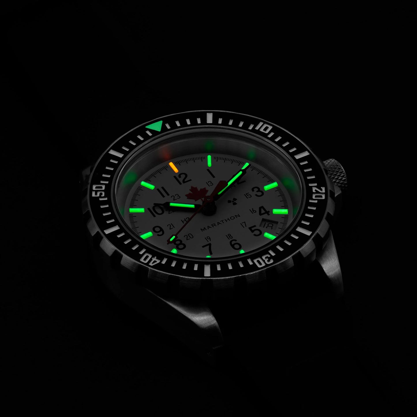 Marathon 41mm GSAR® Arctic Edition, Red Maple, Type II - Diver's Automatic with Stainless Steel Bracelet