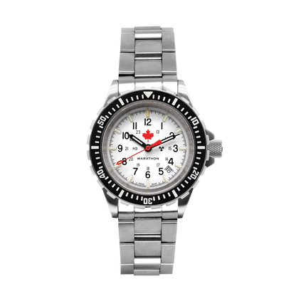 Marathon 41mm Arctic Red Maple Large Diver’s Automatic (GSAR) with Stainless Steel Bracelet