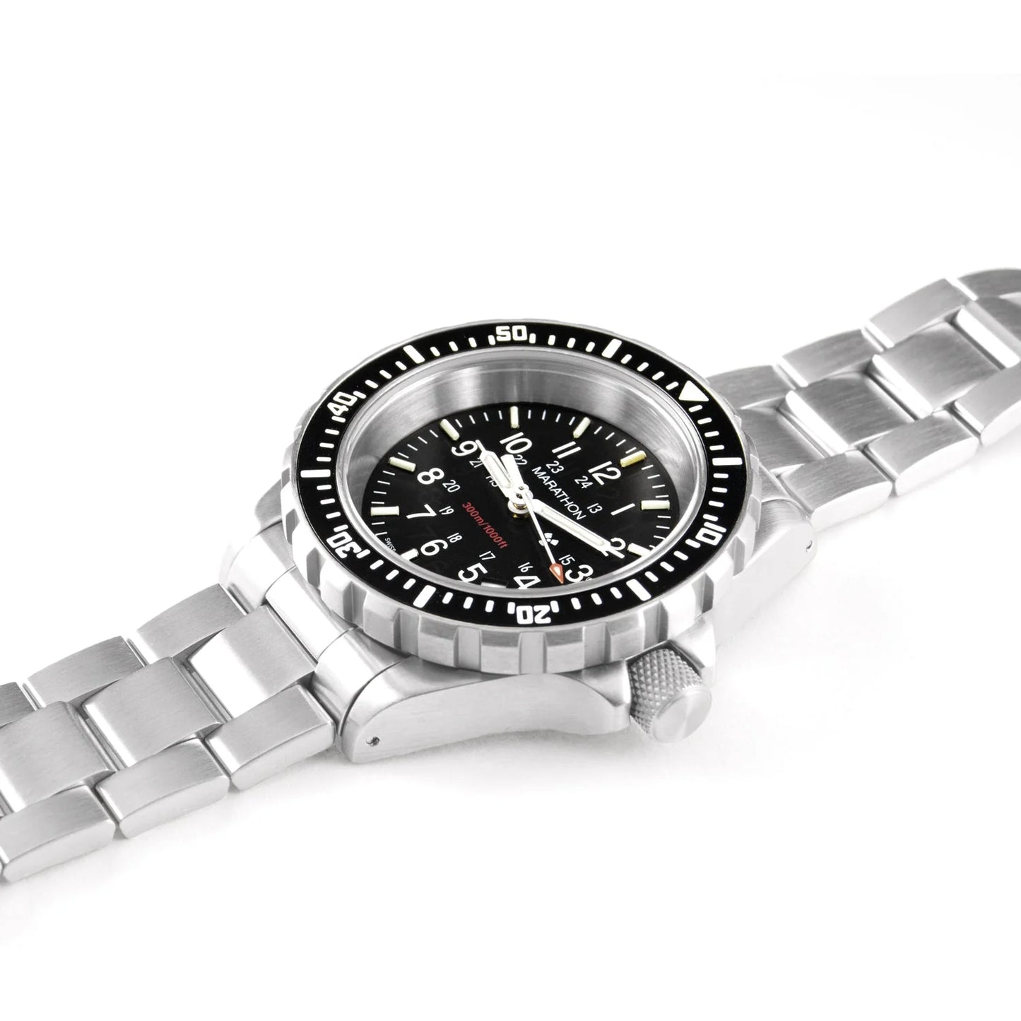 Marathon 41mm Diver's Quartz (TSAR) with Stainless Steel Bracelet