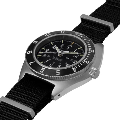 Marathon 41MM Steel Navigator with Date Automatic (SSNAV-D Auto) on Nylon DEFSTAN