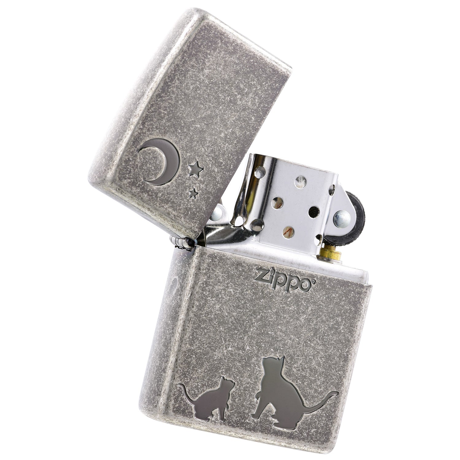 Ｍade in USA】Zippo「星月與貓」防風火機｜Zippo 香港正品特別版火機 