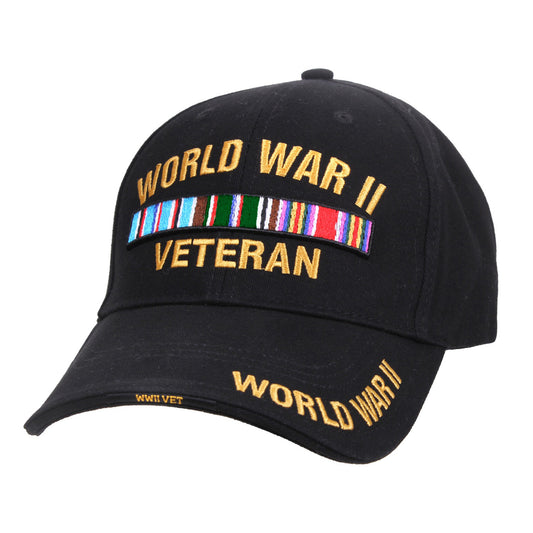 Rothco WWII Veteran 刺繡低帽冠棒球帽