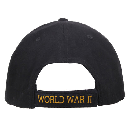 Rothco WWII Veteran 刺繡低帽冠棒球帽