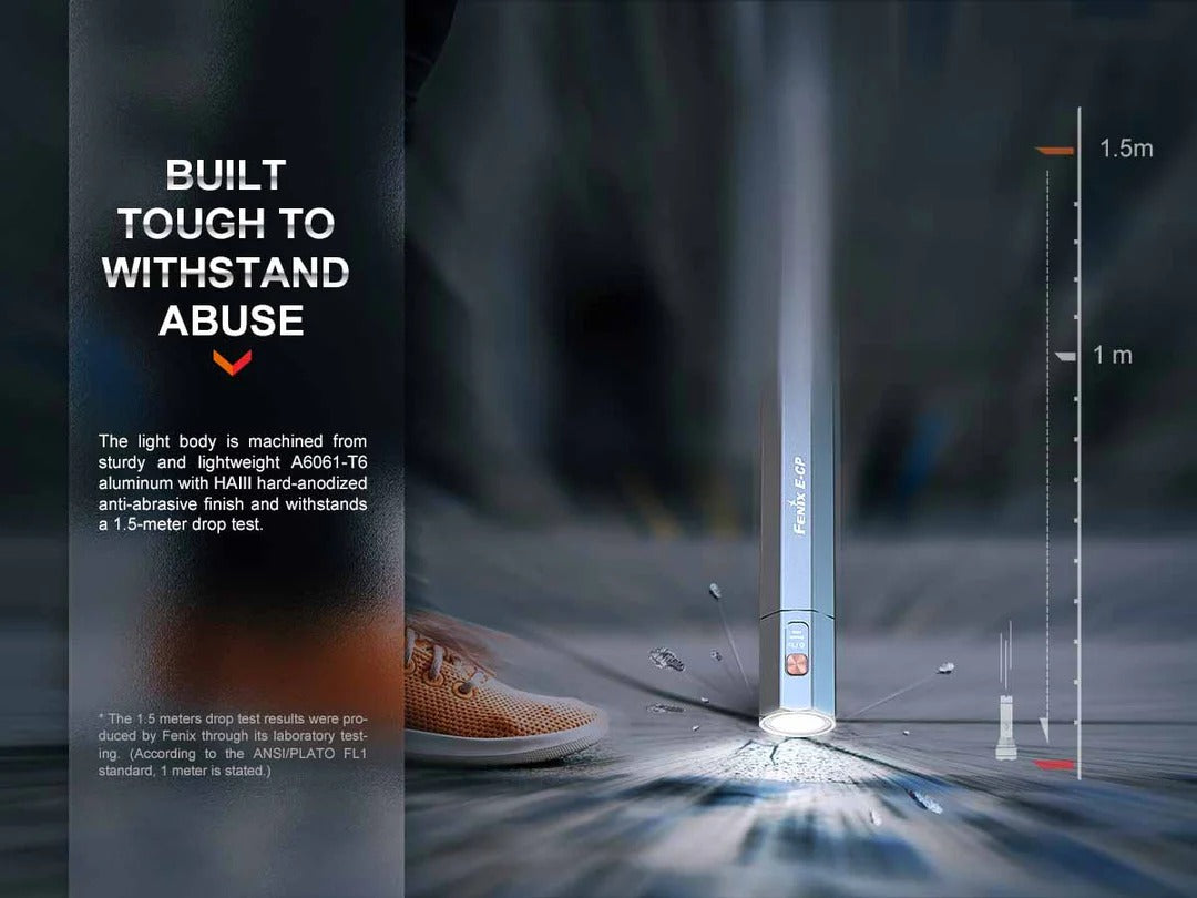 Fenix E-CP 2-in-1 Flashlight Power Bank | 1600 Lumens | 222m Throw | 5 Levels + Strobe | IP68