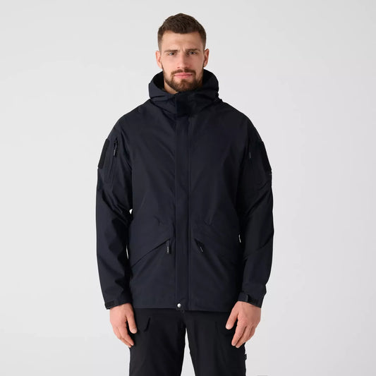 Helikon Chinook Black 20K 防水風褸正面