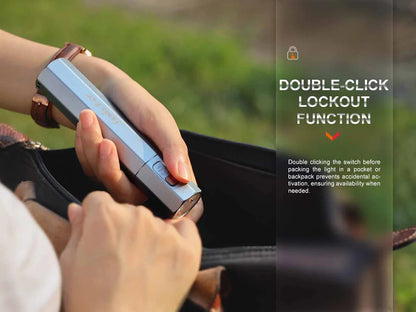 Fenix E-CP 2-in-1 Flashlight Power Bank | 1600 Lumens | 222m Throw | 5 Levels + Strobe | IP68