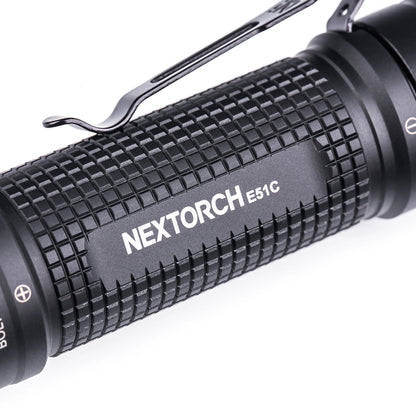 NEXTorch E51C 可充電直筒手電筒｜尾按單鍵四模式｜磁吸尾部