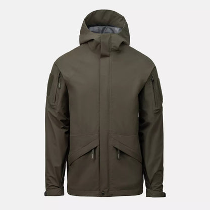 Helikon Chinook Dark Green 防水風褸上身展示