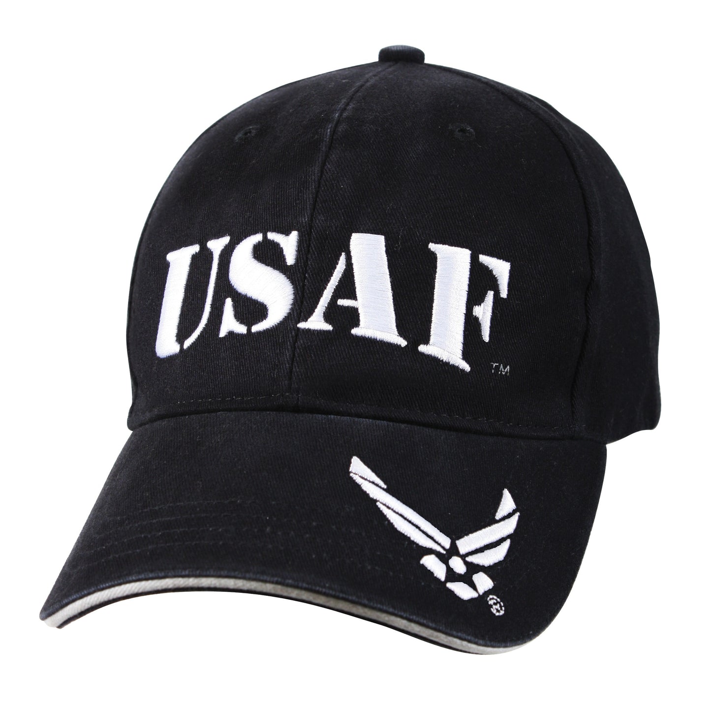 Rothco USAF 官方授權 復古洗水低帽冠刺繡帽