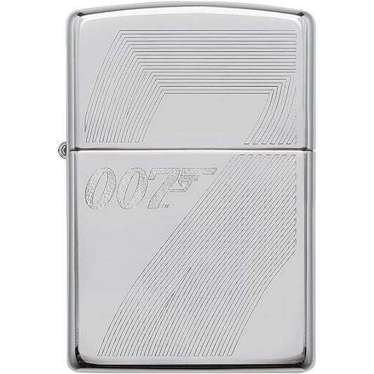 Zippo James Bond 007™ 高亮鉻防風打火機 #77