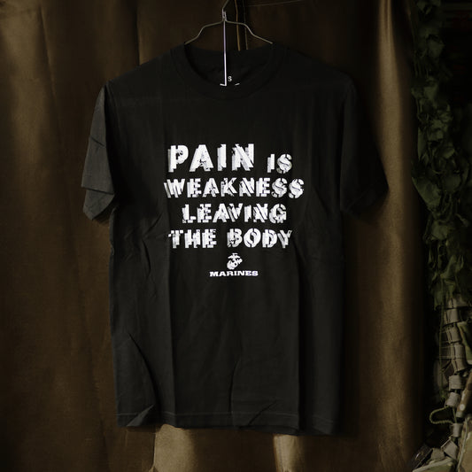 USMC "Pain is weakness leaving our body" T-shirt (RD37)