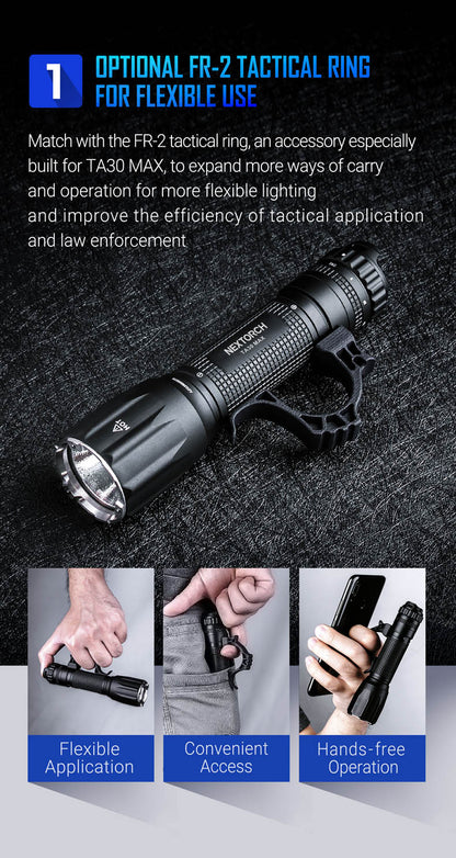NEXTORCH TA30 MAX 2100 lm Tactical Flashlight