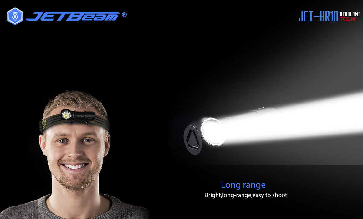 JETBEAM HR10 700Lm Rechargeable Headlamp