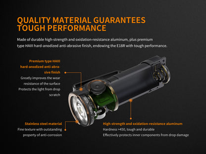 Fenix E18R Portable Rechargeable Flashlight