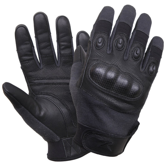 Rothco Carbon Fiber Hard Knuckle Gloves - Highly protective and flexible