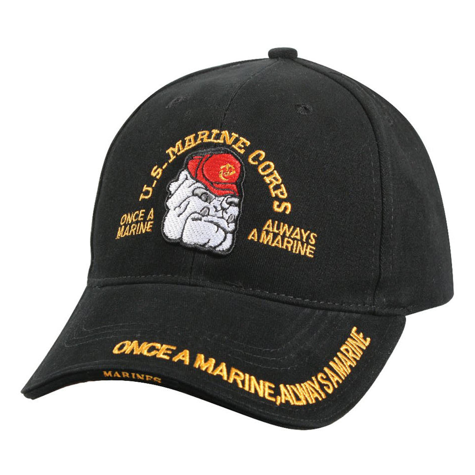 USMC Bulldog 圖案鴨舌帽 Cap