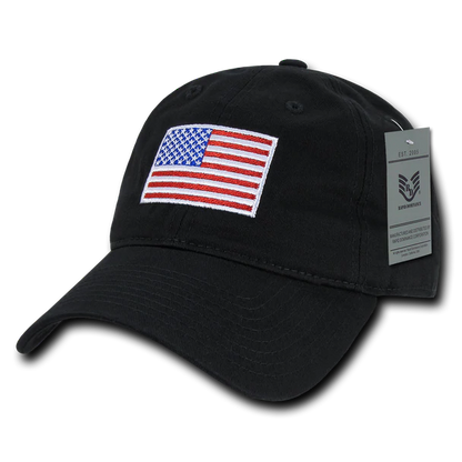 Tonal USA Flag Embroidered Cap