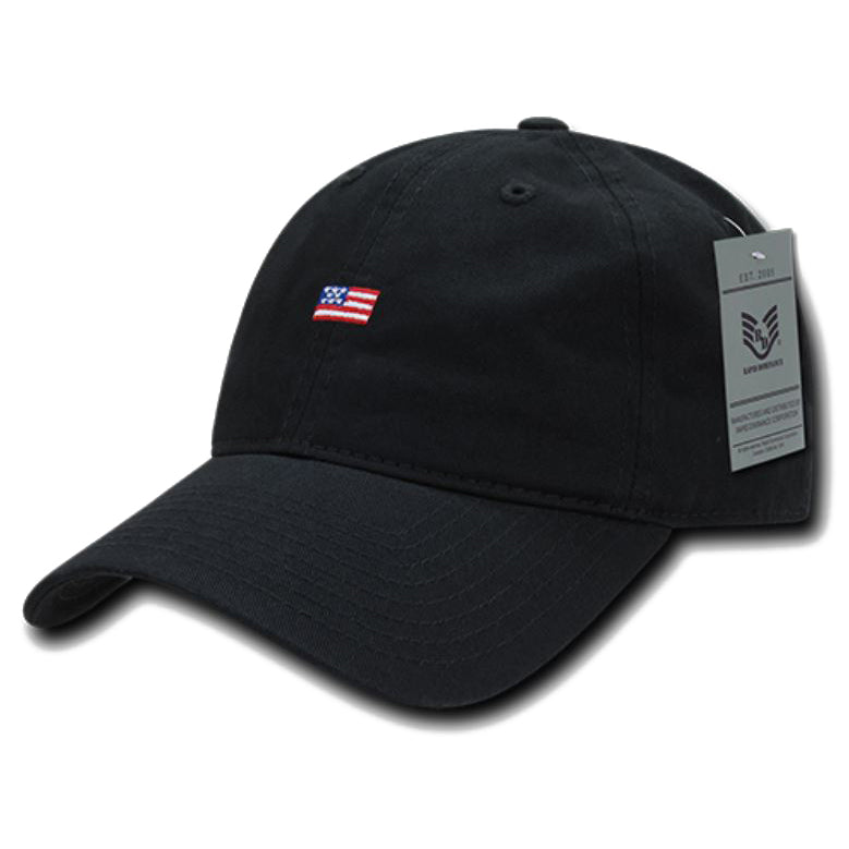 Small USA Flag Embroidered Cap