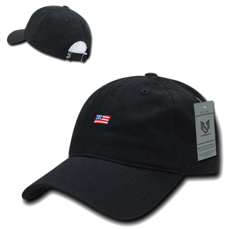 Small USA Flag Embroidered Cap