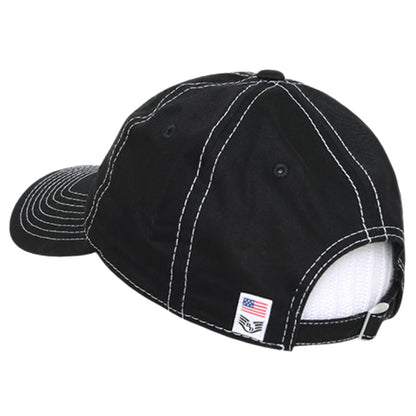 White US Flag Embroidered Cap