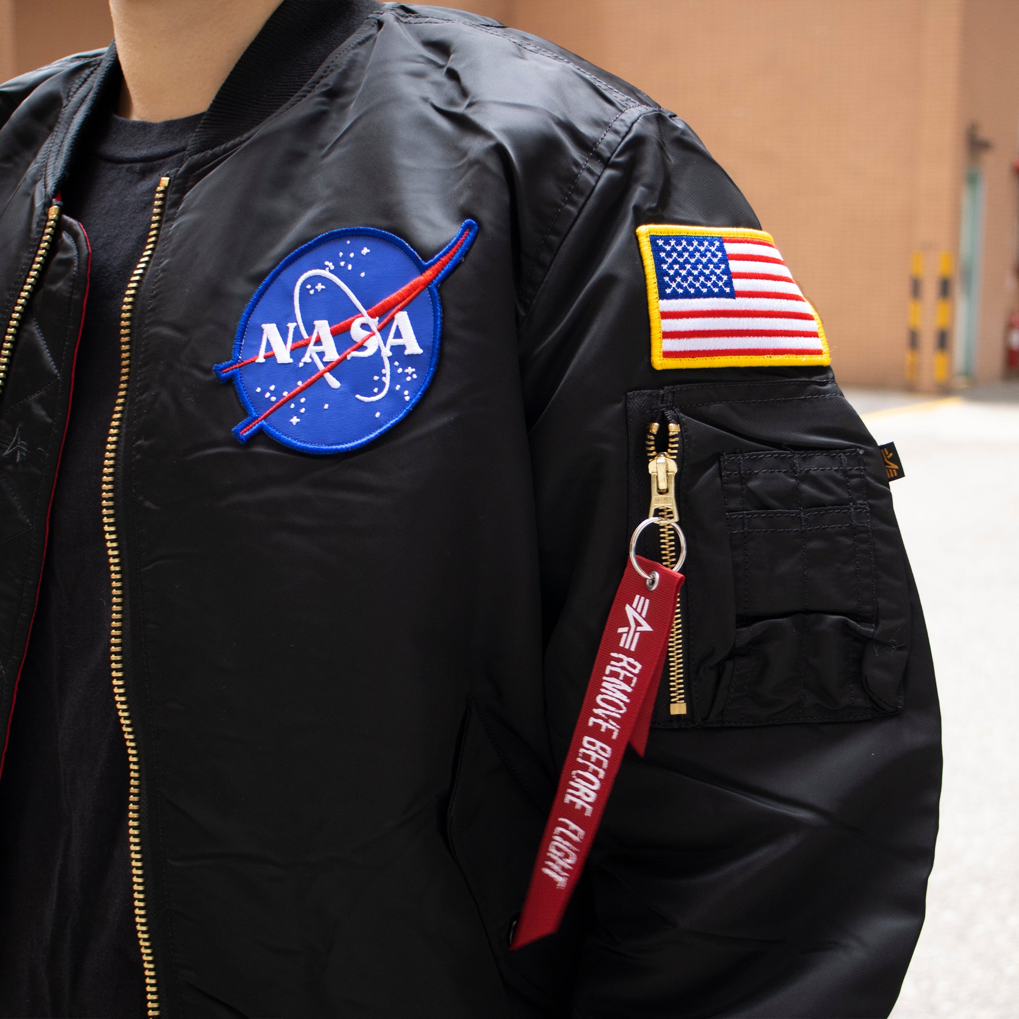 ALPHA MA-1 APOLLO FLIGHT JACKET (BLACK) – 3army store