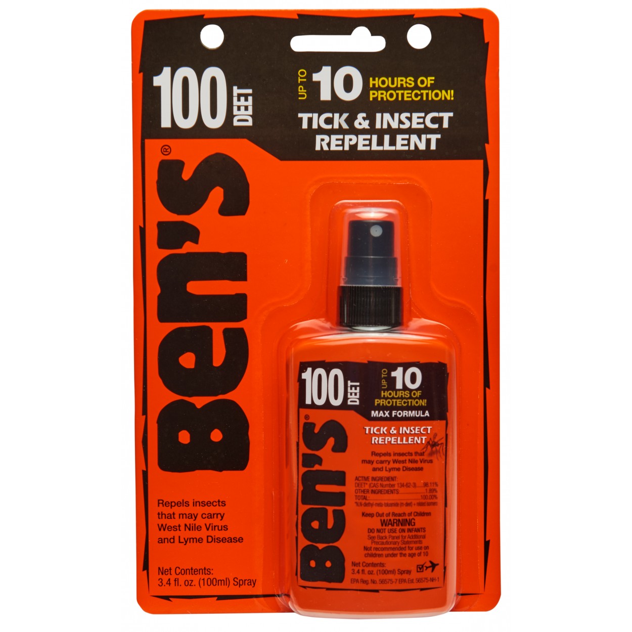 Ben's® 100 Tick and Insect Repellent Pump Spray