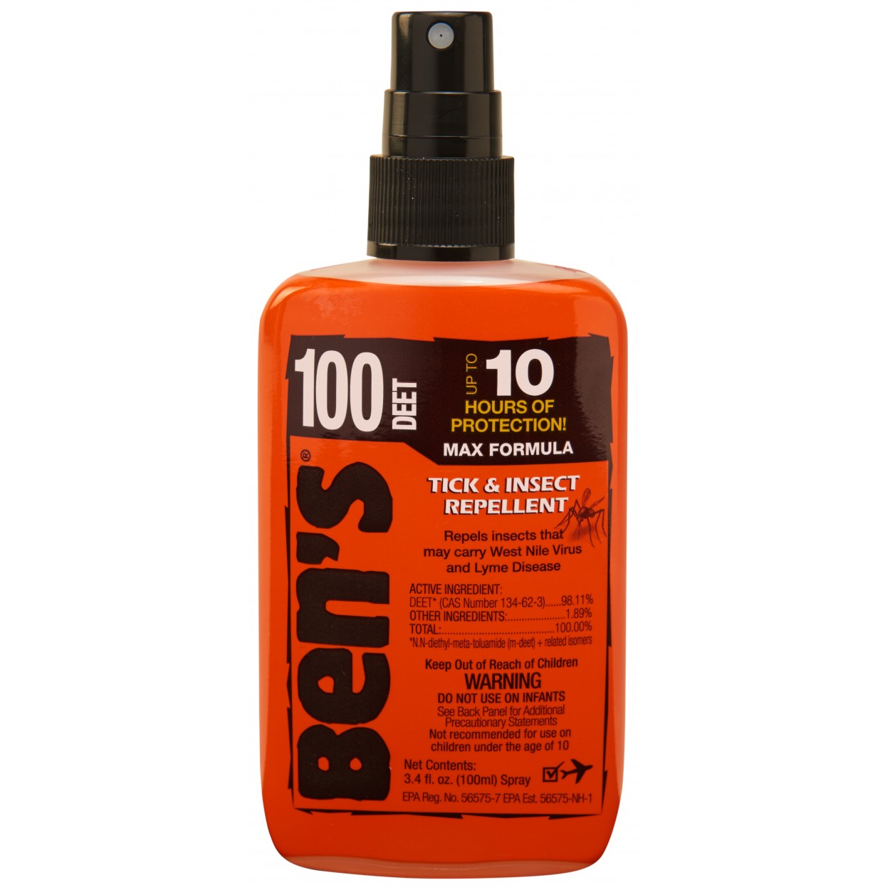 Ben's® 100 Tick and Insect Repellent Pump Spray