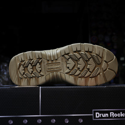 DrunRocks 5"防刺穿多用途戰術靴 (沙色)