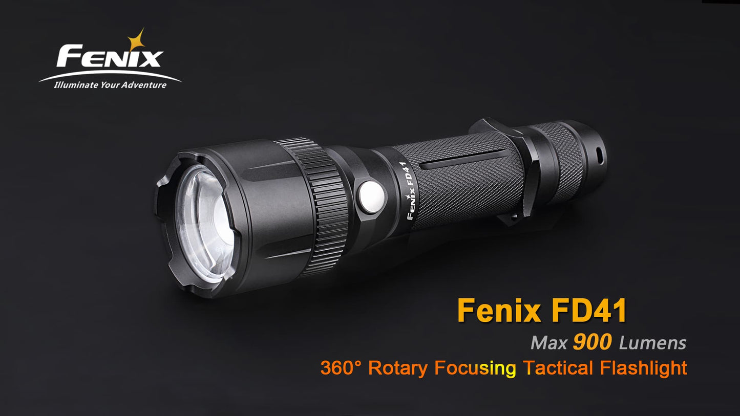 FENIX FD41 360° ROTARY FOCUSING TACTICAL FLASHLIGHT