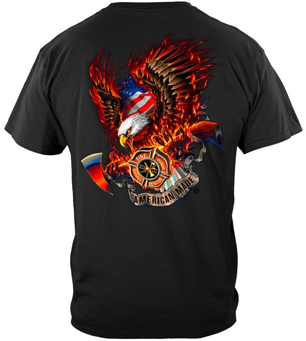 Firefighter Series T-shirt, Fire Eagle (JB53)