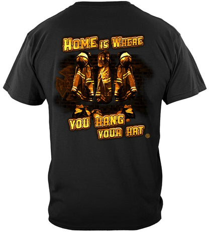 Firefighter Series T-shirt, Home where (JB100)