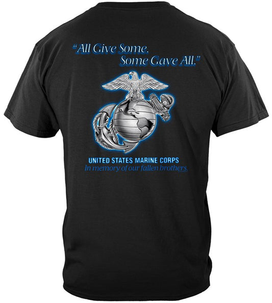 USMC Series T-shirt, Marines Gave All (JB208)