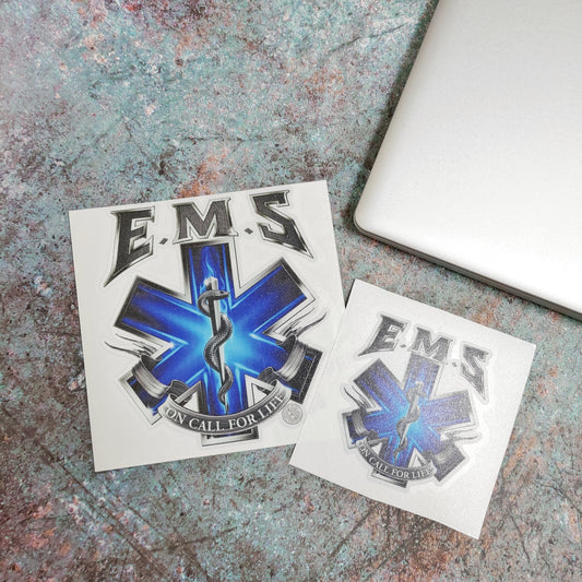 On Call For Life EMS, Reflective Decal